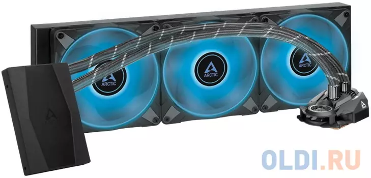 Arctic Liquid Freezer II - 420 RGB Black with controller Multi Compatible All-In-One CPU Water Cooler (ACFRE00111A)