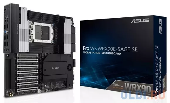 ASUS PRO WS W790E-SAGE SE, AMD WRX90, 8*DDR5, 4*SATA, 4*M.2, 2 x SlimSAS, 6*USB 3.2, 1*USB 2.0, 2*Type-C,7*PCIx16, VGA, CEB; 90MB1FW0-M0EAY0