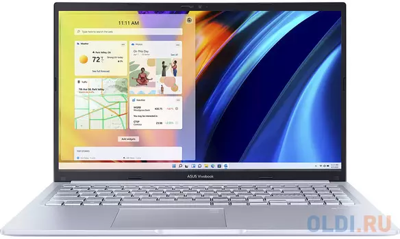 ASUS VivoBook 15 X1502ZA i5-12500H 16Gb SSD 512Gb Intel UHD Graphics 15,6 FHD IPS 42Вт*ч No OS Серебристый X1502ZA-BQ1855 90NB0VX2-M02N90