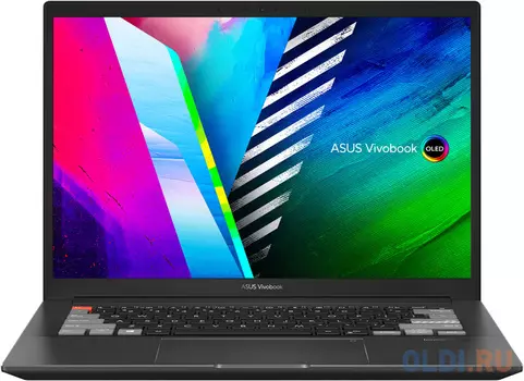 ASUS Vivobook Pro 14 N7400PC-KM225 Intel Core i7-11370H/16Gb/512Gb M.2 SSD/14,0 OLED WQXGA+ (2880 x 1800) 90Hz/GeForceRTX 3050 4Gb/WiFi6/BT/FP/Backli