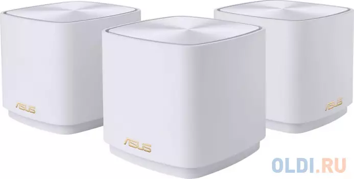ASUS XD5 (W-3-PK) // AX3000 // 3 pack // 574 + 1201Mbps, 2,4 + 5 gGz, white ; 90IG0750-MO3B20