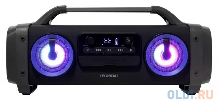 Аудиомагнитола Hyundai H-PCD400 черный 28Вт/MP3/FM(dig)/USB/BT/microSD