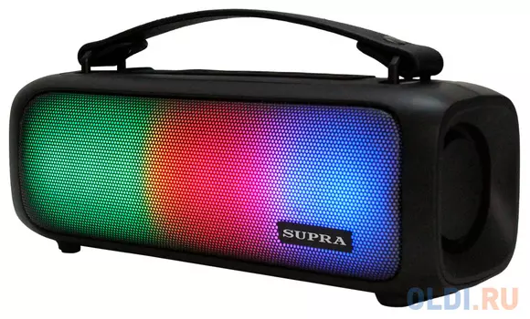 Аудиомагнитола Supra BTS-510 черный 20Вт MP3 FM(dig) USB BT microSD