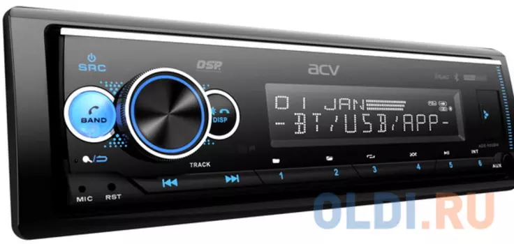 Автомагнитола ACV ADX-903BM 1DIN 4x50Вт