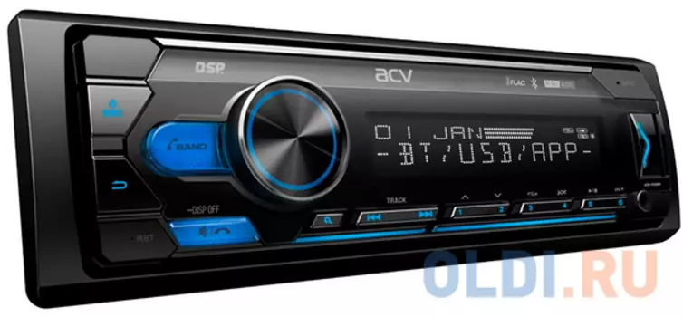 Автомагнитола ACV ADX-905BM 1DIN 4x50Вт