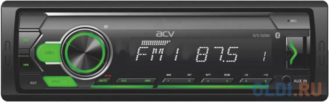 Автомагнитола ACV AVS-912BM 1DIN 4x50Вт