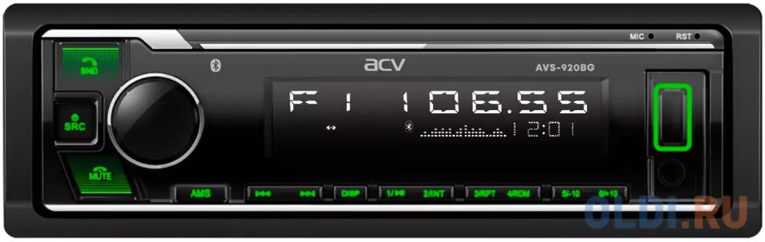Автомагнитола ACV AVS-920BG 1DIN 4x50Вт