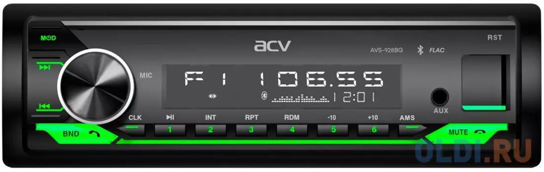 Автомагнитола ACV AVS-928BG 1DIN 4x50Вт