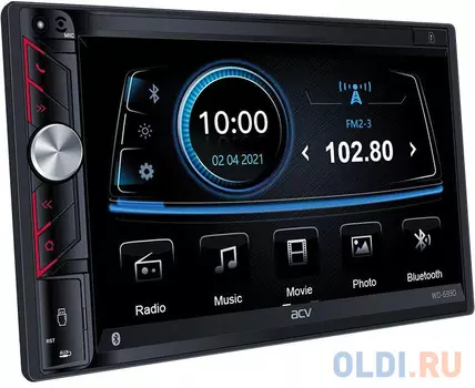 Автомагнитола ACV WD-6930 2DIN 4x50Вт