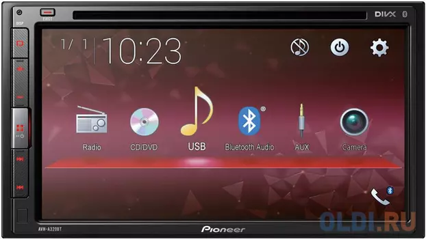 Автомагнитола CD DVD Pioneer AVH-A320BT 2DIN 4x50Вт
