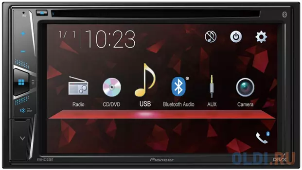 Автомагнитола CD DVD Pioneer AVH-G220BT 2DIN 4x50Вт