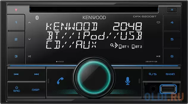 Автомагнитола CD Kenwood DPX-5200BT 2DIN 4x50Вт