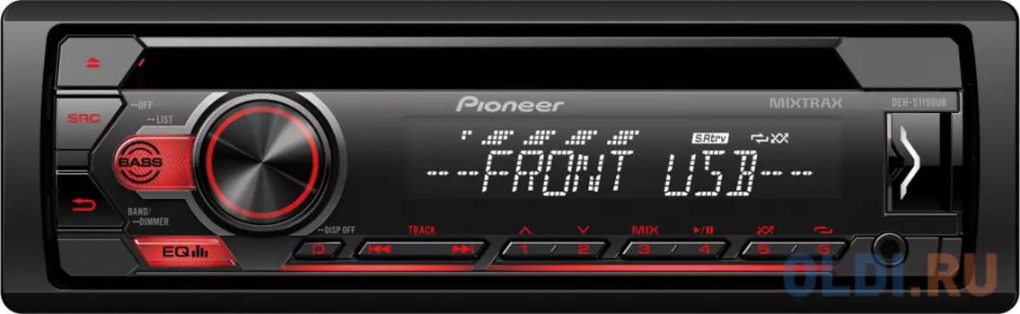 Автомагнитола CD Pioneer DEH-S1150UB 1DIN 4x50Вт