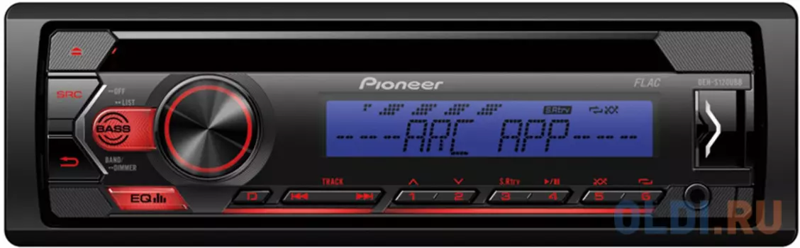 Автомагнитола CD Pioneer DEH-S120UBB 1DIN 4x50Вт
