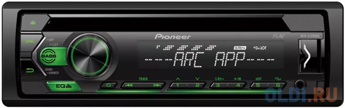 Автомагнитола CD Pioneer DEH-S120UBG 1DIN 4x50Вт