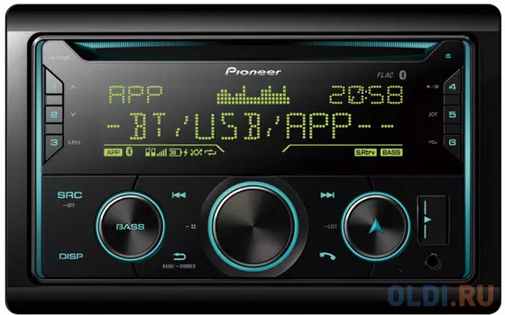 Автомагнитола CD Pioneer FH-S720BT 2DIN 4x50Вт