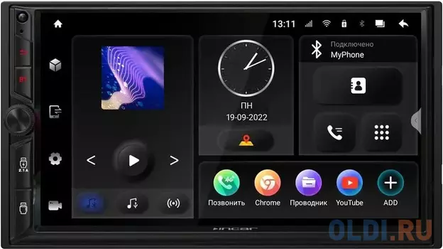 Автомагнитола Incar TMX-7704-3 2DIN 4x50Вт