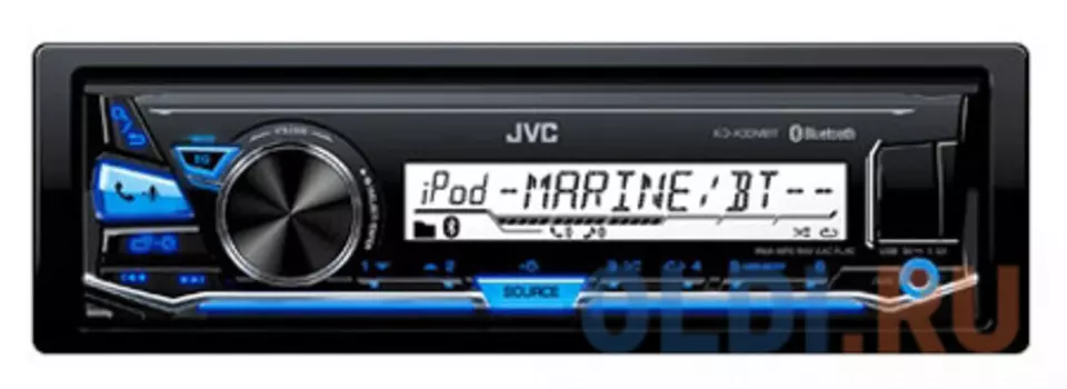 Автомагнитола JVC KD-X33MBT USB MP3 FM RDS 1DIN 4x50Вт черный