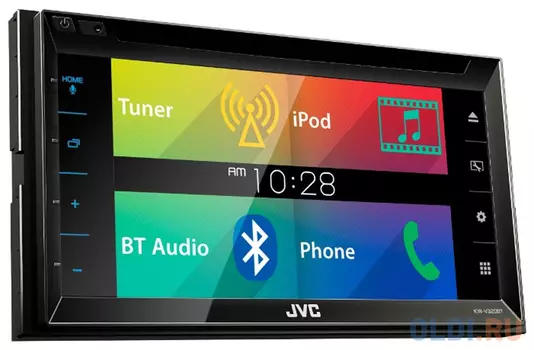 Автомагнитола JVC KW-V320BT USB MP3 CD DVD FM 2DIN 4x50Вт