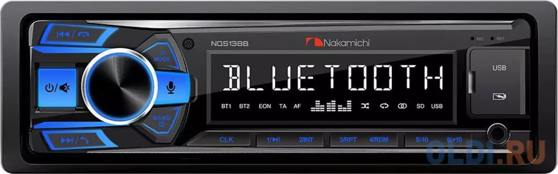 Автомагнитола Nakamichi NQ513BB 1DIN 4x50Вт