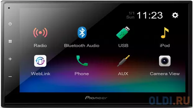 Автомагнитола Pioneer DMH-A345BT 2DIN 4x50Вт