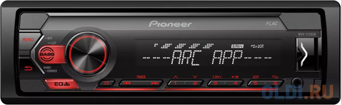 Автомагнитола Pioneer MVH-S120UB 1DIN 4x50Вт