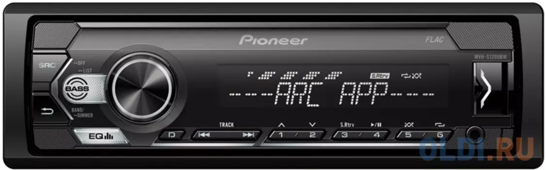 Автомагнитола Pioneer MVH-S120UBW 1DIN 4x50Вт