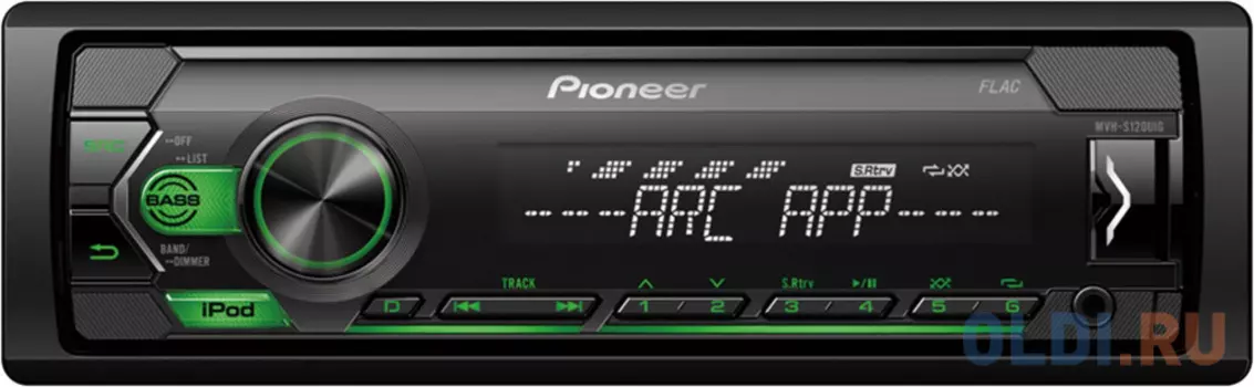 Автомагнитола Pioneer MVH-S120UIG 1DIN 4x50Вт