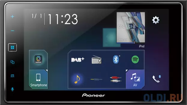 Автомагнитола Pioneer SPH-DA130DAB 2DIN 4x50Вт