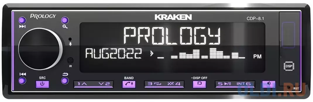 Автомагнитола Prology CDP-8.1 KRAKEN 1DIN 8x65Вт