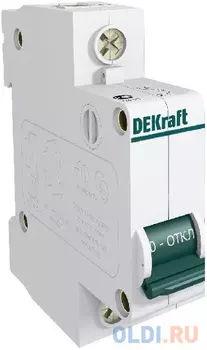 Автоматический выключатель DEKraft ВА-101 1П 10А B 4.5кА 11005DEK