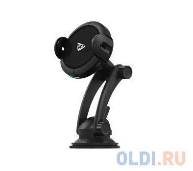 Автомобильная беспроводная зарядка Qi Qcyber Mobile AUTOMATIC с сенсором автоматического захвата смартфона 5Вт + разъем Type-c