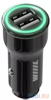 Автомобильное зар./устр. Wiiix UCC-5-2-01-ANT 2.4A (PD) 2xUSB черный