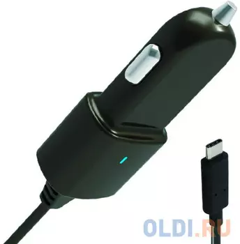 Автомобильное зарядное устройство Partner 2.1A USB-C черный ПР038459