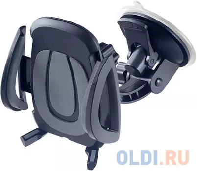 Автомобильный держатель Perfeo PH-520 до 6.5" на стекло черный серый