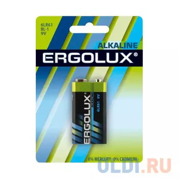 Батарейка Ergolux 11753 9V 1 шт
