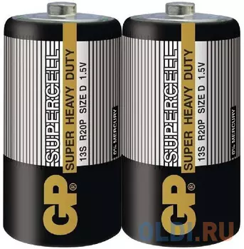 Батарейки GP 13S-ОS2 D 2 шт