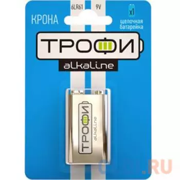 Батарейка ТРОФИ 6LR61 6LR61 1 шт