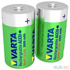 Батарейки 3000 mAh Varta R2U D 2 шт