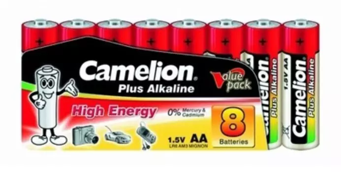 Батарейки Camelion Plus Alkaline AA 8 шт LR6-SP8