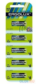 Батарейки Ergolux LR23A BL-5 LR23 5 шт 12296