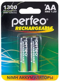 Батарейки Perfeo 1300/2BL AA 2 шт