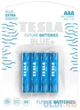 Батарейки Tesla AAA Blue+ 4 шт (8594183392196)