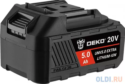 Батарея аккумуляторная Deko UNV5.0 EXTRA 20В 5Ач Li-Ion (063-4497)