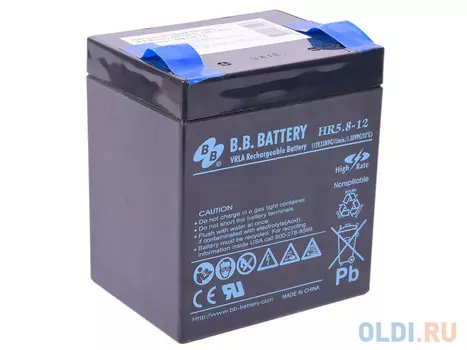 Батарея B.B. Battery HR5.8-12 5.8Ач 12B