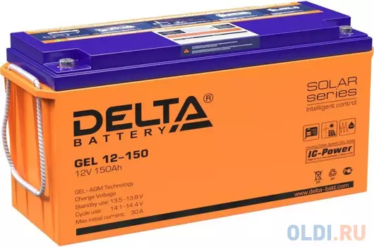 Батарея для ИБП Delta GEL 12-150 12В 150Ач