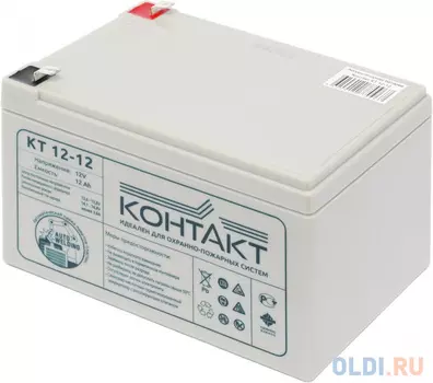 Батарея для ИБП Контакт КТ 12-12 12В 12Ач
