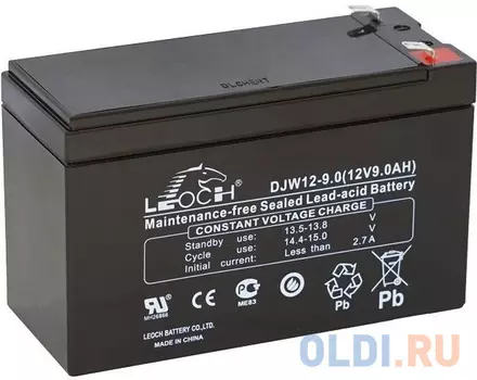 Батарея Powercom LEOCH DJW12-9.0 12В 9Ач