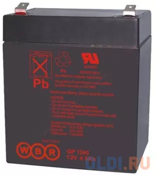 Батарея WBR GP 1245 (16W) 12V/4,5AH