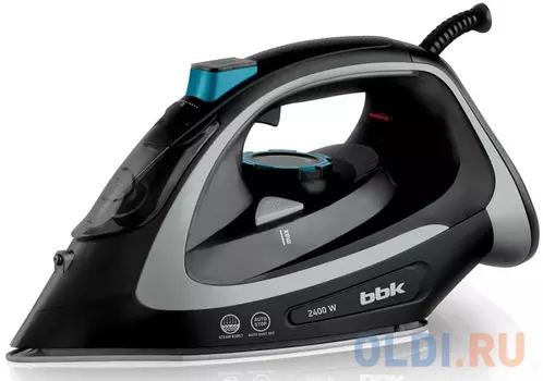 BBK ISE-2405 (B/S) Утюг электрический чёрный/серебро